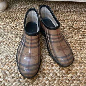 Burberry Nova Check Rain Ankle shoes